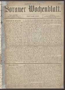 Sorauer Wochenblatt, No. 5. (13. Januar 1883)