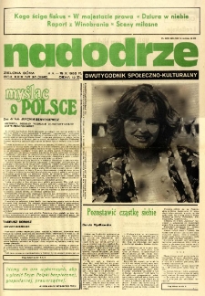 Nadodrze: dwutygodnik społeczno-kulturalny, nr 20 (6 X - 19 X 1985 R.)