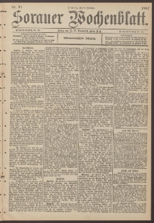 Sorauer Wochenblatt, Nr. 33. (9. Februar 1897)
