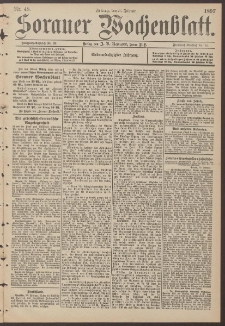 Sorauer Wochenblatt, Nr. 48. (26. Februar 1897)