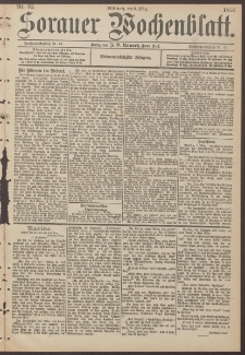 Sorauer Wochenblatt, Nr. 52. (3. M&auml;rz 1897)