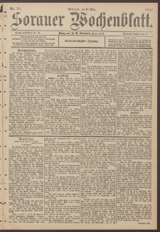 Sorauer Wochenblatt, Nr. 58. (10. M&auml;rz 1897)
