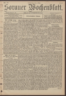 Sorauer Wochenblatt, Nr. 59. (11. M&auml;rz 1897)