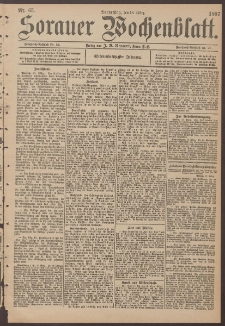 Sorauer Wochenblatt, Nr. 65. (18. M&auml;rz 1897)