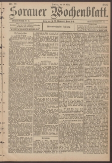 Sorauer Wochenblatt, Nr. 66. (19. M&auml;rz 1897)