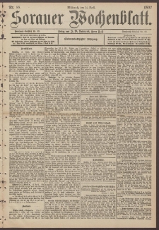 Sorauer Wochenblatt, Nr. 88. (14. April 1897)