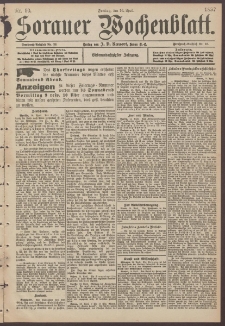Sorauer Wochenblatt, Nr. 90. (16. April 1897)