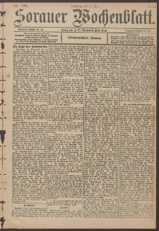Sorauer Wochenblatt, Nr. 109. (11. Mai 1897)