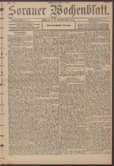 Sorauer Wochenblatt, Nr. 117. (20. Mai 1897)