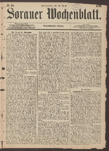 Sorauer Wochenblatt, No. 48. (24. April 1879)