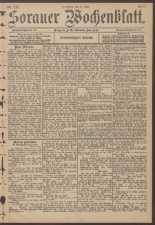 Sorauer Wochenblatt, Nr. 125. (30. Mai 1897)