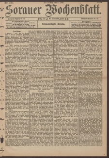 Sorauer Wochenblatt, Nr. 128. (3. Juni 1897)