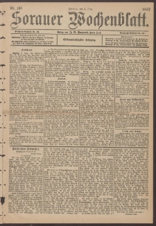 Sorauer Wochenblatt, Nr. 129. (4. Juni 1897)