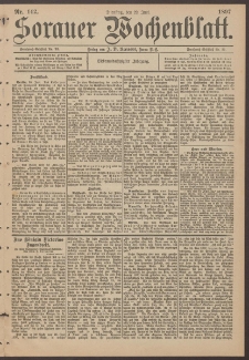 Sorauer Wochenblatt, Nr. 142. (22. Juni 1897)