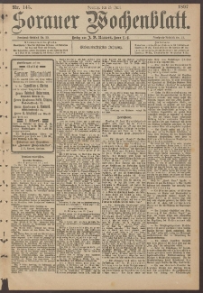 Sorauer Wochenblatt, Nr. 145. (25. Juni 1897)