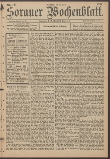 Sorauer Wochenblatt, Nr. 147. (27. Juni 1897)