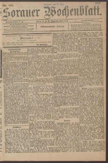 Sorauer Wochenblatt, Nr. 149. (30. Juni 1897)