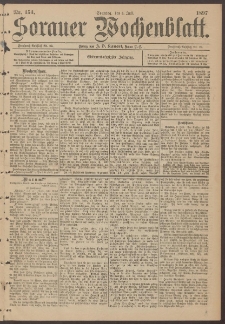Sorauer Wochenblatt, Nr. 153. (4. Juli 1897)