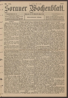 Sorauer Wochenblatt, Nr. 156. (8. Juli 1897)