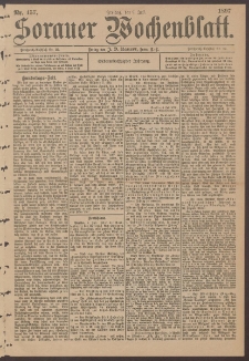 Sorauer Wochenblatt, Nr. 157. (9. Juli 1897)