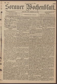 Sorauer Wochenblatt, No. 124. (30. Mai 1896)