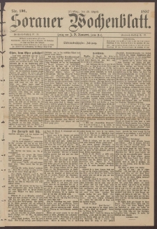 Sorauer Wochenblatt, Nr. 196. (24. August 1897)