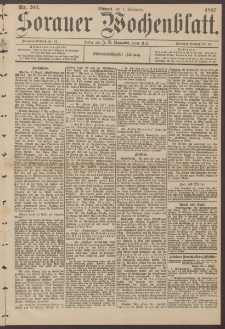 Sorauer Wochenblatt, Nr. 203. (1. September 1897)