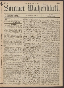 Sorauer Wochenblatt, No. 81. (12. Juli 1879)