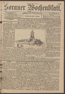 Sorauer Wochenblatt, No. 141. (19. Juni 1896)