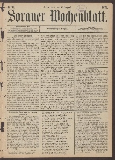 Sorauer Wochenblatt, No. 96. (16. August 1879)