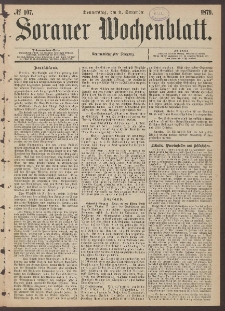 Sorauer Wochenblatt, No. 107. (11. September 1879)