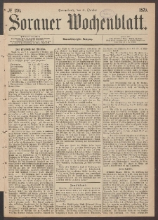 Sorauer Wochenblatt, No. 120. (11. October 1879)