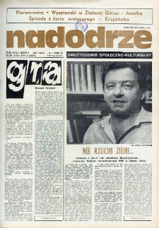 Nadodrze: dwutygodnik społeczno-kulturalny, nr 2 (26 I 1986 - 8 II 1986 R.)