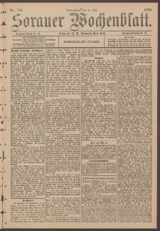 Sorauer Wochenblatt, No. 160. (11. Juli 1896)