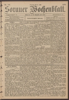 Sorauer Wochenblatt, No. 168. (21. Juli 1896)