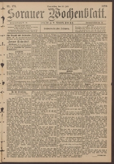 Sorauer Wochenblatt, No. 170. (23. Juli 1896)