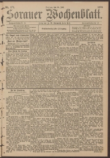 Sorauer Wochenblatt, No. 171. (24. Juli 1896)
