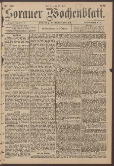Sorauer Wochenblatt, No. 173. (26. Juli 1896)