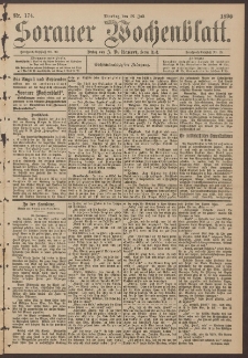 Sorauer Wochenblatt, No. 174. (28. Juli 1896)