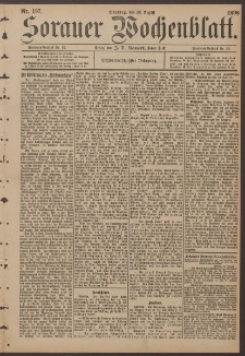 Sorauer Wochenblatt, No. 197. (23. Augusti 1896)