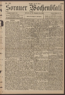 Sorauer Wochenblatt, No. 198. (25. Augusti 1896)