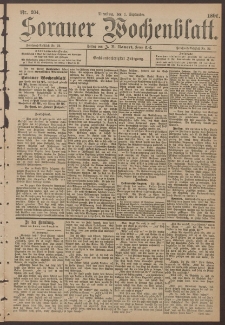 Sorauer Wochenblatt, No. 204. (1. September 1896)