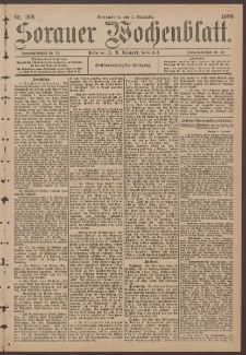 Sorauer Wochenblatt, No. 208. (5. September 1896)