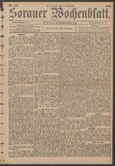 Sorauer Wochenblatt, No. 220. (19. September 1896)