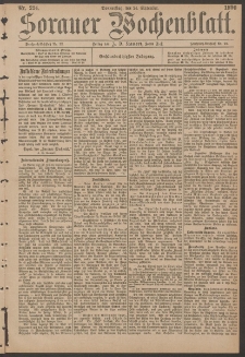Sorauer Wochenblatt, No. 224. (24. September 1896)