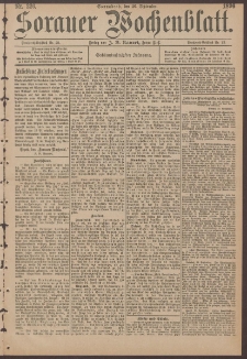 Sorauer Wochenblatt, No. 226. (26. September 1896)