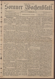 Sorauer Wochenblatt, No. 231. (2. Oktober 1896)