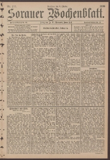 Sorauer Wochenblatt, No. 237. (9. Oktober 1896)