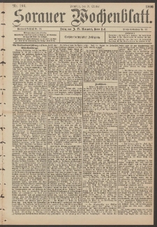 Sorauer Wochenblatt, No. 246. (20. Oktober 1896)
