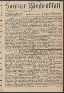 Sorauer Wochenblatt, No. 248. (22. Oktober 1896)
